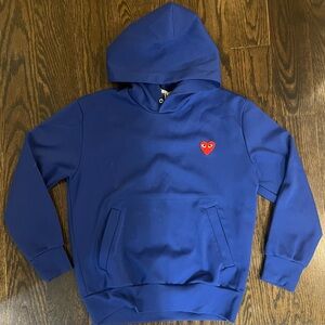 Comme Des Garçons Play- Heart-motif hoodie